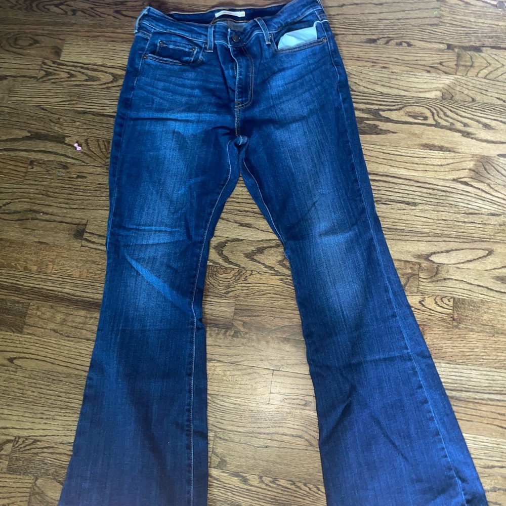 Levi's Dark Blue Boot Cut Jeans